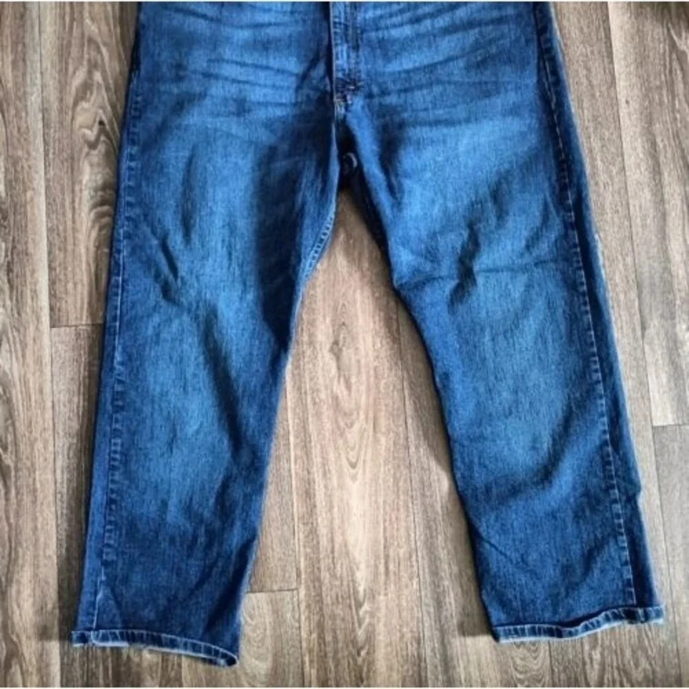 Wrangler Jeans Mens Size 44x30 Blue Denim Boot Cut Regular Fit  Medium Wash
